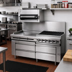 Thumbnail image #2 for Jade Range (Middleby) Titan JRLH-04R-T-66 66-Inch Refrigerated Chef Base with 4 Drawers, Remote Refrigeration Ready