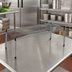 Thumbnail image #2 for Eagle Group Chrome Wire Platform Dunnage Rack with QuadTruss Design, 24 x 21 Inches