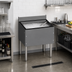 Thumbnail image #2 for CHOICE 48 Inch Wide x 24 Inch Deep Stainless Steel Underbar Ice Bin, 170 lb Capacity