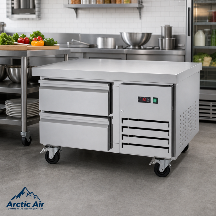 Product image #2 for Arctic Air 38-Inch Refrigerated Chef Base with 2 Full-Extension Drawers
