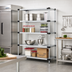 Thumbnail image #2 for Quantum 48-Inch W x 14-Inch D x 63-Inch H Solid Shelving Starter Kit, 4-Shelf, Stationary