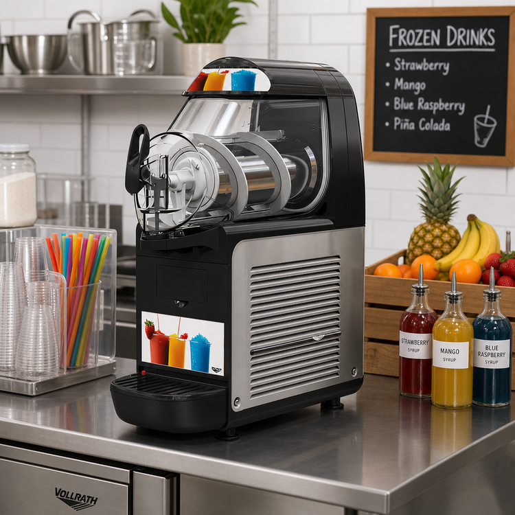 Product image #2 for Vollrath Countertop Frozen Beverage Granita Machine, Single 1.58-Gallon Bowl, 220-240V