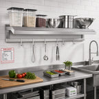 Thumbnail image #2 for Channel Manufacturing TWS1848 All-Welded Tubular Aluminum Wall Shelf, 48"W x 18"D