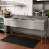 Thumbnail image #2 for Advance Tabco Special Value 3-Compartment Underbar Sink Unit with Deck-Mounted 12-Inch Faucet and Dual Drainboards, 72-Inch Wide