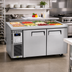 Thumbnail image #3 for Turbo Air JBT-60-N J Series Two-Section Refrigerated Buffet Table, 12-Pan, 59-Inch, Stainless Steel, 115V