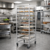 Thumbnail image #2 for Panco Mobile Full-Height Open-Sided Sheet Pan Utility Rack
