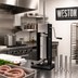 Thumbnail image #2 for Weston 11 lb. Vertical Manual Sausage Stuffer with Stainless Steel Canister and 4 Funnels