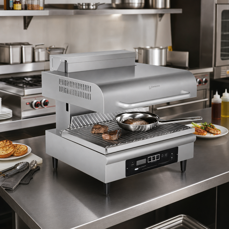 Product image #2 for Hatco SAL-1-208 Countertop Electric Salamander Broiler, Flat, 208V