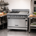 Thumbnail image #2 for Vulcan V Series 36-Inch Heavy Duty Gas Range with Manual Griddle and Convection Oven