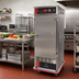 Thumbnail image #2 for Carter-Hoffmann GTH7 Gridless Heated Transport Cart, 7 Full-Size Sheet Pan / 14 Full-Size Hotel Pan Capacity, AC/DC Powered
