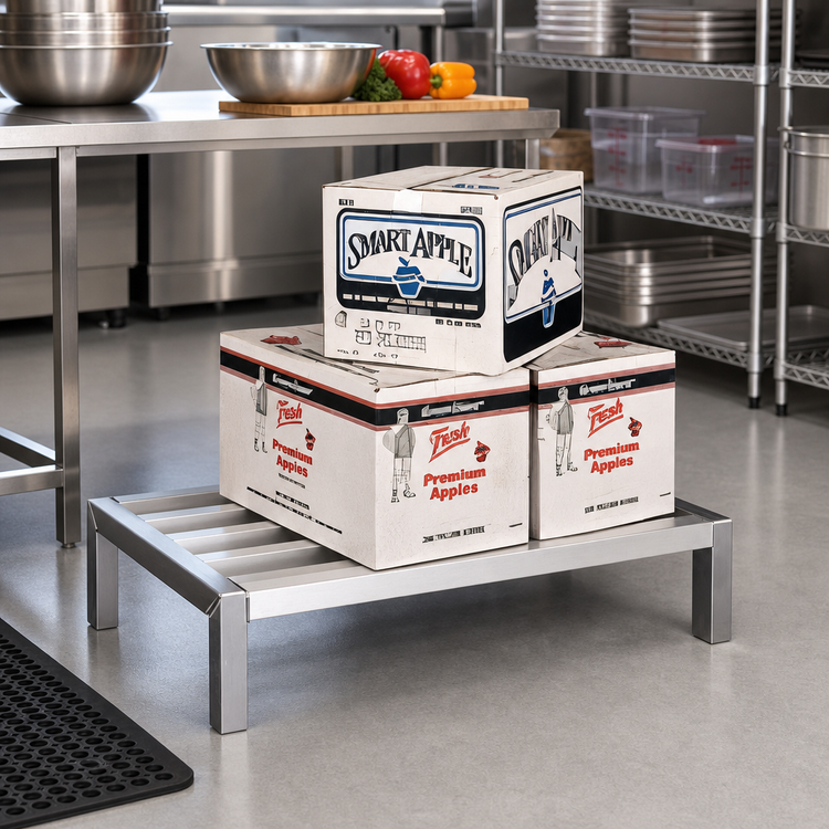 Product image #2 for New Age Lifetime Series Aluminum Dunnage Rack, 48 x 36 x 12 Inches, 4000 lb Capacity