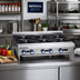 Thumbnail image #2 for Imperial 48-Inch Gas Countertop Hot Plate with 4 Open Burners