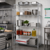 Thumbnail image #2 for Quantum Chrome Plated Wire Shelving Starter Kit, 36