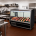Thumbnail image #2 for Howard-McCray 32E Series 50-Inch Self-Contained Red Meat Service Case with LED Lighting, Black Exterior/White Interior