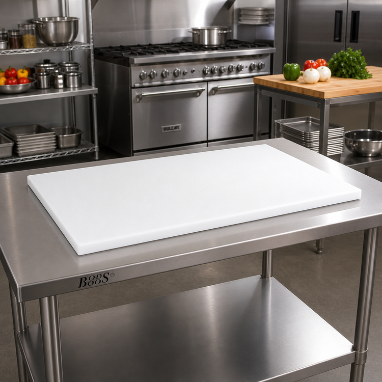 Product image #2 for John Boos 48 x 30 Inch Reversible Poly Replacement Work Table Top