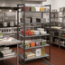 Thumbnail image #2 for Camshelving Basics Plus 5-Tier Stationary Starter Unit, 24 x 54 x 84 Inches, Vented and Solid Shelf Plates, Brushed Graphite