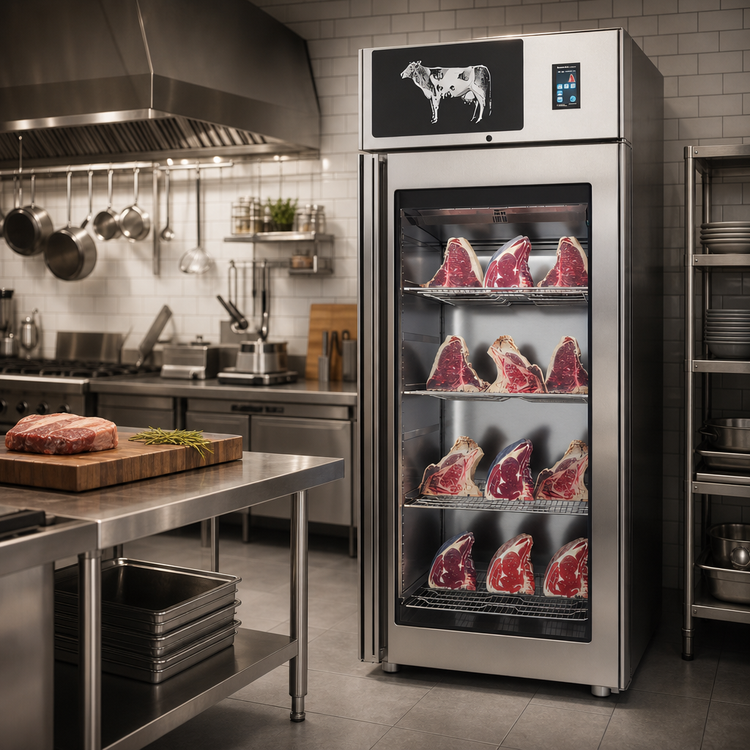Product image #2 for Trento Stagionello Dry Age 3.0 Commercial Dry Aging Cabinet with Humidity Management, 31.8 Cu. Ft., Hinged Glass Door