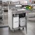 Thumbnail image #2 for Portable Self-Contained Hand Wash Sink with Stainless Steel Cabinet, Hot/Cold Faucet, 5-Gallon Fresh Tank, 7-Gallon Waste Tank and Casters