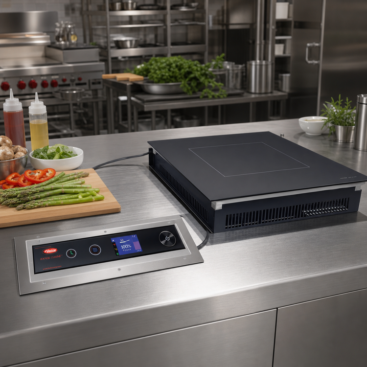 Product image #2 for Hatco Rapide Cuisine Drop-In Countertop Single Burner Induction Range, 120V, 1.8 kW