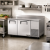 Thumbnail image #2 for True Manufacturing 60 1/4-Inch Wide Deep Worktop Two-Section Freezer with Stainless Steel Doors and Rear Splash