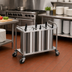Thumbnail image #2 for Atlas Metal MOPD4H-7-1/4 Mobile Open Frame Heated Plate Dispenser with 4 Stacks