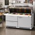 Thumbnail image #3 for Turbo Air PRO Series 60-1/4-Inch Front Breathing Mega Top Sandwich/Salad Prep Table with 24-Pan Opening, 1 Door, and 2 Drawers