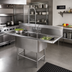 Thumbnail image #2 for John Boos Pro-Bowl 2-Compartment Sink with Left and Right Drainboards, 18 x 18 x 12 Inch Bowls, 14-Gauge 300 Series Stainless Steel
