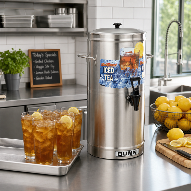 Product image #2 for BUNN TDS-3 Cylinder-Style Iced Tea/Coffee Dispenser, 3 Gallon
