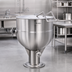 Thumbnail image #2 for Legion LP-50 50-Gallon Stationary Direct Steam Kettle with 304 Stainless Steel Liner, 2/3 Jacketed, Pedestal Mounted