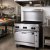 Thumbnail image #3 for Vulcan Endurance 36-Inch Natural Gas Commercial Restaurant Range with 6 Open Burners and Standard Oven