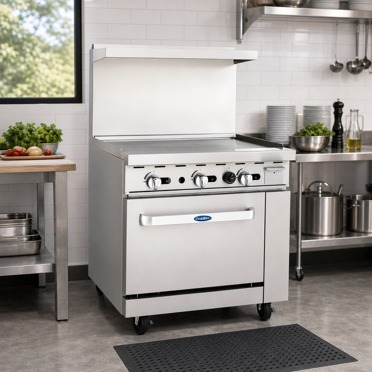Product image #2 for CookRite 36-Inch LP Gas Range with Griddle Top and Standard Oven