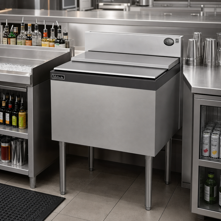 Product image #2 for Perlick Top Shelf TSD Series 36-Inch Modular Underbar Ice Chest/Cocktail Unit with 10-Circuit Cold Plate