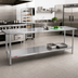 Thumbnail image #2 for Duke 316S-24144 Stainless Steel Work Table with Undershelf, 144-Inch x 24-Inch x 36-Inch