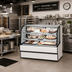 Thumbnail image #2 for Federal Industries Curved Glass Refrigerated Bakery Display Case, 59.13-Inch Wide, Self-Contained, 2-Tier Shelves