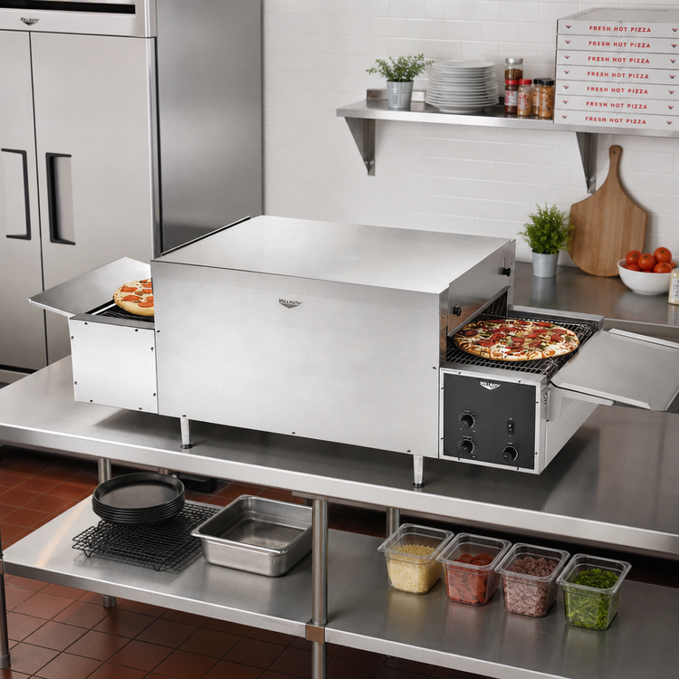 Product image #2 for Vollrath Countertop Single-Deck Conveyor Pizza Oven, 68-Inch Wide, 220V