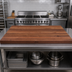 Thumbnail image #2 for John Boos Boos Block American Black Walnut Kitchen Countertop, 72 x 48 x 1-3/4 Inch, Flat Edge Grain, Penetrating Oil Finish
