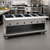 Thumbnail image #2 for Spec-Master PHT5CB-208 Portable Electric Hot Food Table with (5) Wet/Dry Wells, 81-3/4
