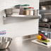 Thumbnail image #2 for Eagle Group 21-Inch Double Knob Stainless Steel Shelf Bracket for Cantilever Shelving