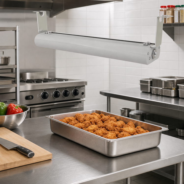 Product image #2 for Vollrath FC-4SH-24120-CH-SW 24-Inch Low Profile Unlighted Strip Heat Lamp