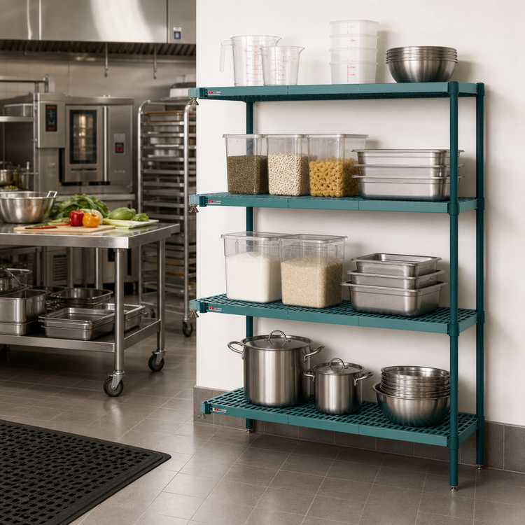 Product image #2 for Metro Super Erecta Pro 21 x 24 x 74 Inch 4-Shelf Add-On Polymer Shelving Unit