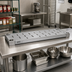 Thumbnail image #3 for Eagle Group Quik-Set 42 x 24 Inch Louvered Shelf, 16-Gauge Galvanized Steel, Gray Epoxy Finish