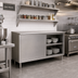 Thumbnail image #2 for Eagle Group Spec-Master Stainless Steel Plate Cabinet with Sliding Doors, 120 W x 18 D