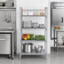 Thumbnail image #3 for Cambro Camshelving Premium 4-Tier Stationary Starter Unit, 21-Inch Deep x 24-Inch Wide x 64-Inch High, Vented and Solid Shelves
