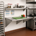 Thumbnail image #2 for Eagle Group Wall-Mount Stainless Steel Work Table with Rolled Edge, 48 x 30 Inches