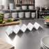 Thumbnail image #2 for American Metalcraft White Melamine 5-Compartment Taco Holder