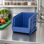 Thumbnail image #2 for Metro MB30240B Stacking Supply Bin, Blue, 14-3/4 x 8-1/4 x 7 Inches Case of 12
