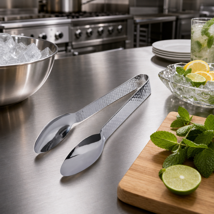 Product image #2 for Terra 7-Inch Stainless Steel Serving & Ice Tongs
