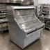 Thumbnail image #2 for Howard-McCray 35E Series 75-Inch Curved Glass Remote Open Merchandiser with LED Top, Stainless Steel