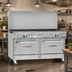 Thumbnail image #2 for Southbend Ultimate 60-Inch Gas Restaurant Range with 9 Burners, Standard Oven and Convection Oven