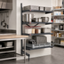 Thumbnail image #2 for Metro SmartLever Add-On Cantilevered Shelving Kit for 60